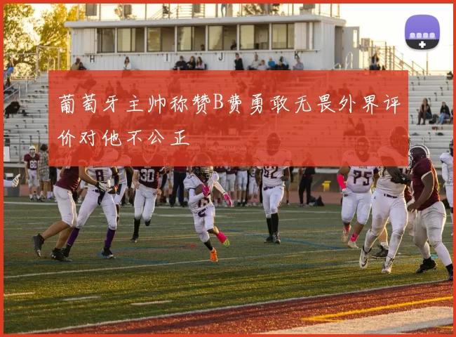 葡萄牙主帅称赞B费勇敢无畏外界评价对他不公正